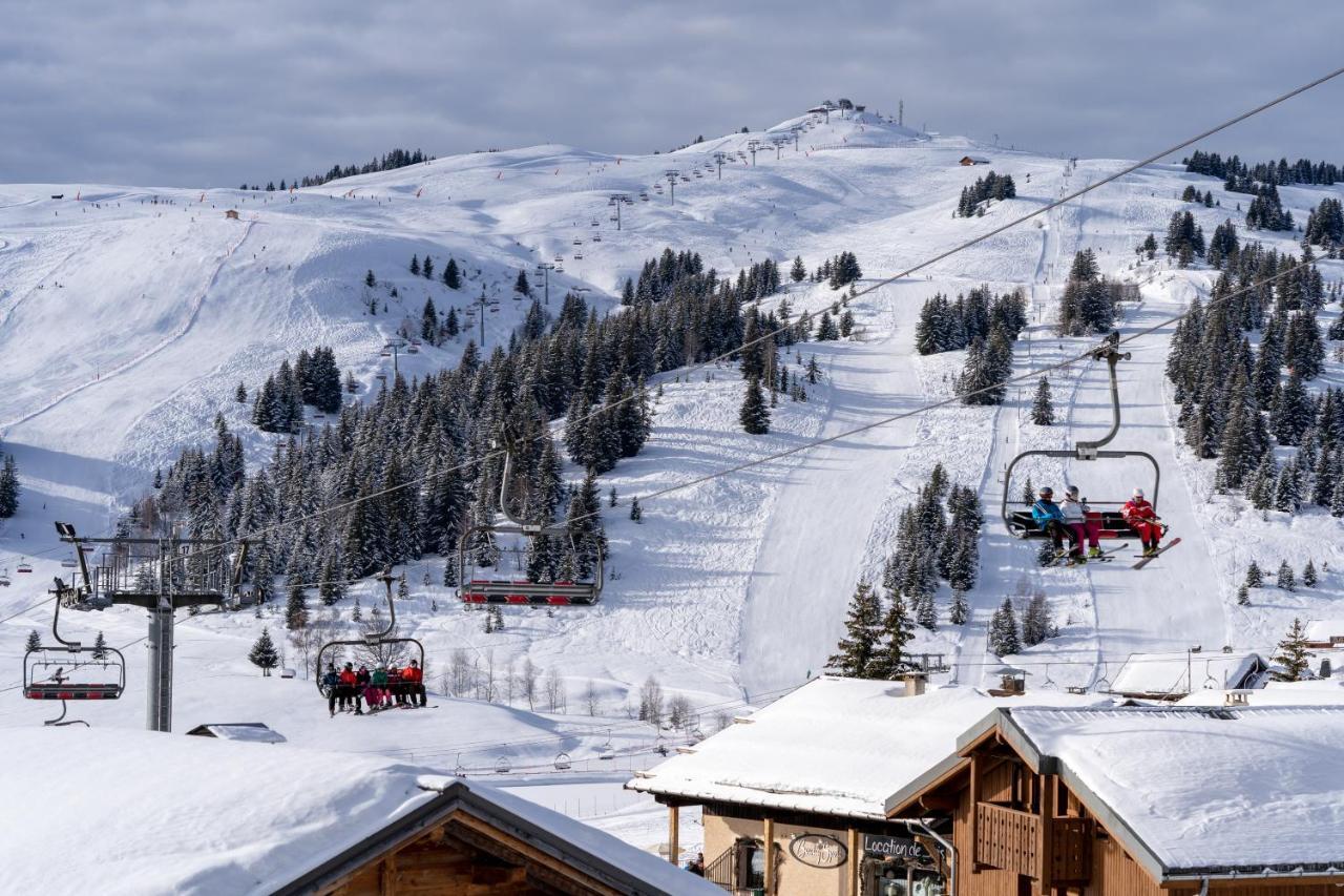 Les Saisies Appart 1 Chambre Au Pied Des Pistes Bagian luar foto