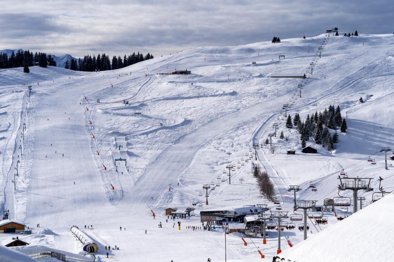 Les Saisies Appart 1 Chambre Au Pied Des Pistes Bagian luar foto
